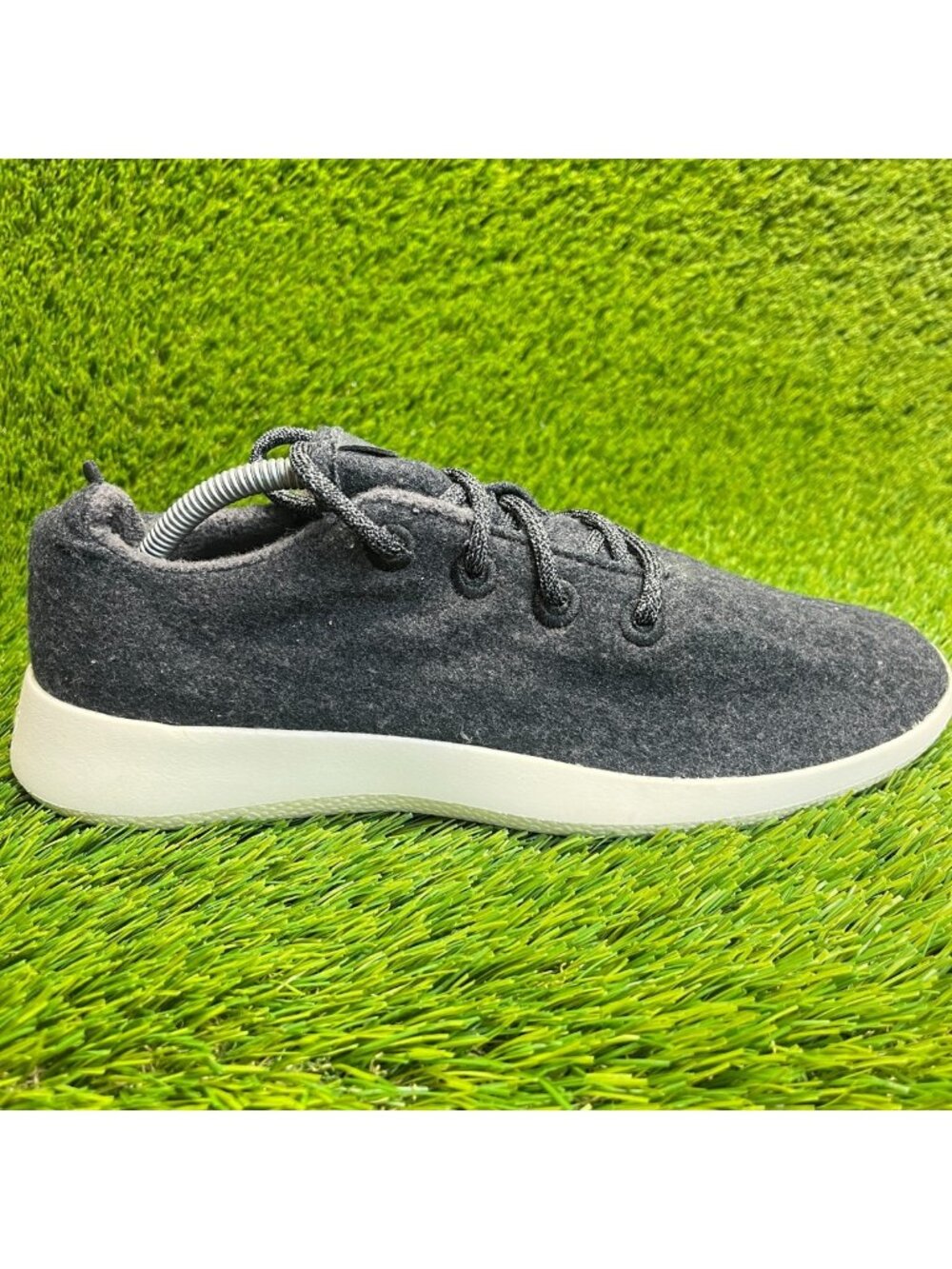 Allbirds Wool Runners Mens Size‎ 10 Black White Athletic Walking Shoes Sneakers